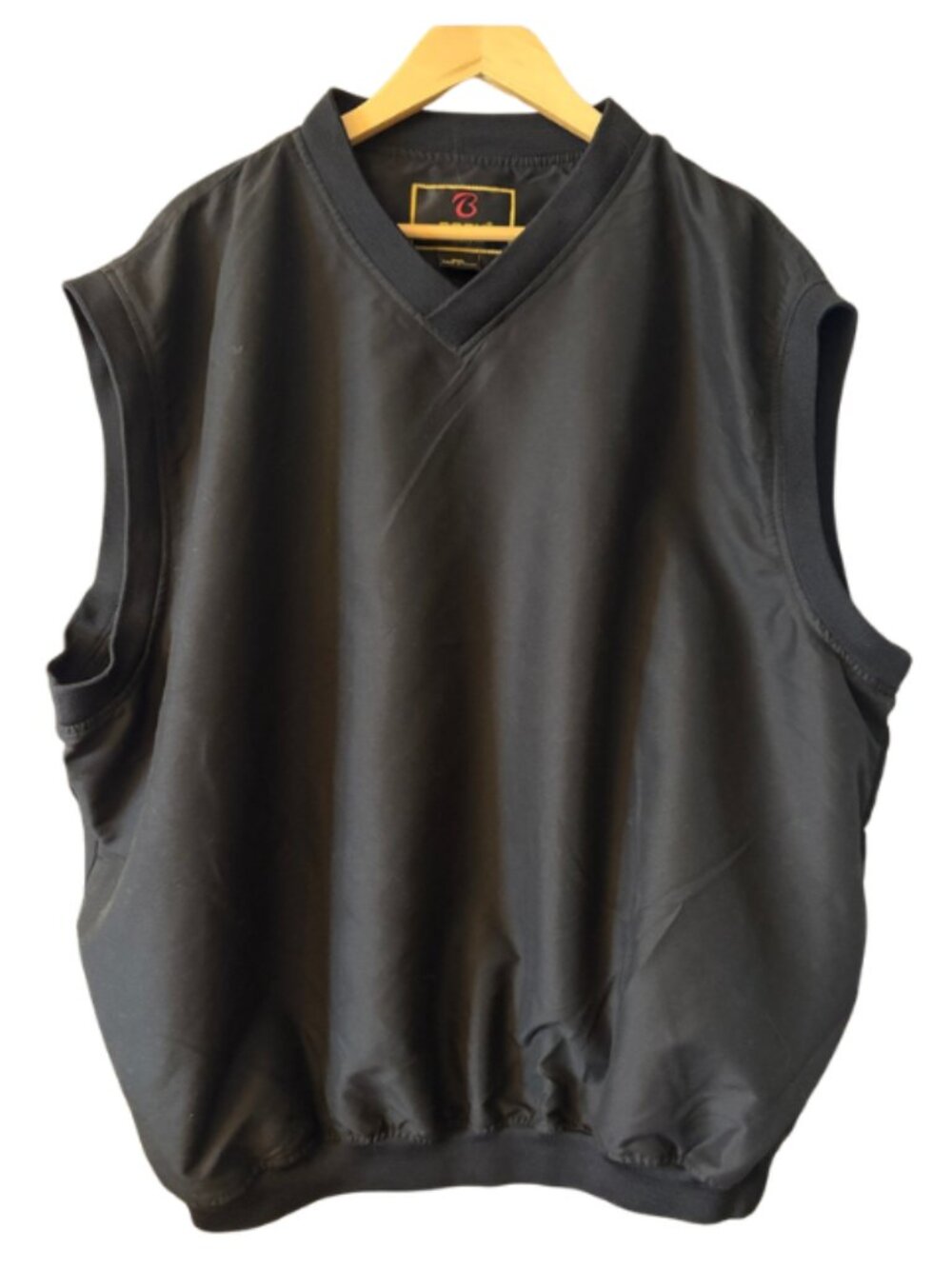Baru Black Sleeveless Pullover Vest 3XL Golf Athletic Layering V Neck